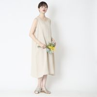 TUTIE./リネンのノースリーブワンピース